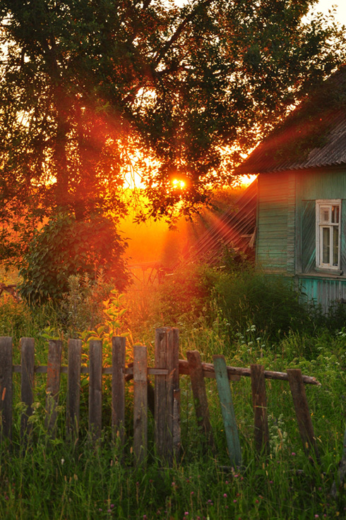 закат в Антипово