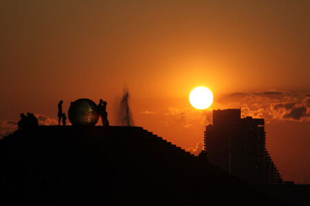 Закат на Днепре