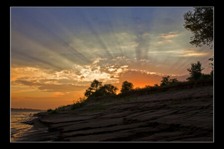Волжский закат.
