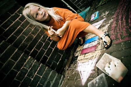 Юная патриотка и болельщица