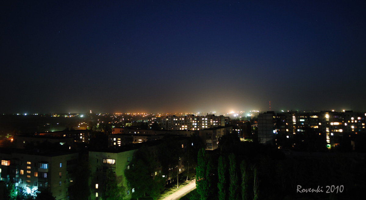 Donbass. night. Rovenki