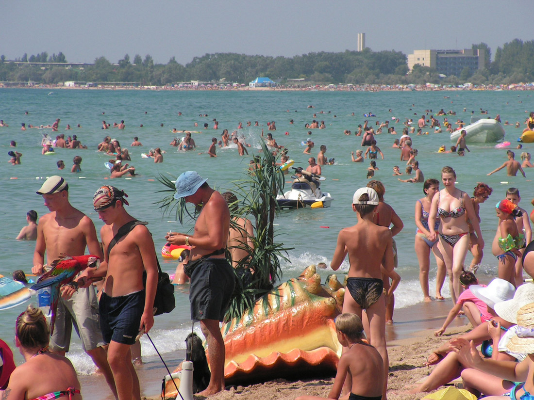 Евпаторийские пляжи.