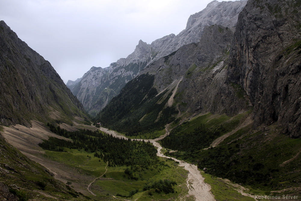 на пути к вершине Zugspitze