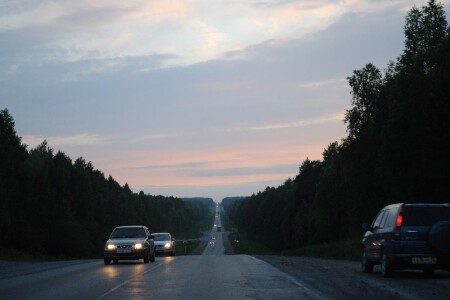 Вечерняя трасса