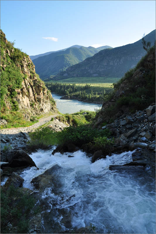 Вид с водопада Бельтертуюк