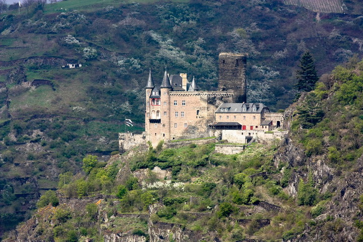 Burg Katz St. Goarshausen.Германия