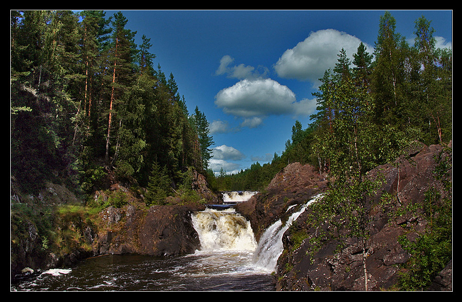 водопад Кивач, Карелия