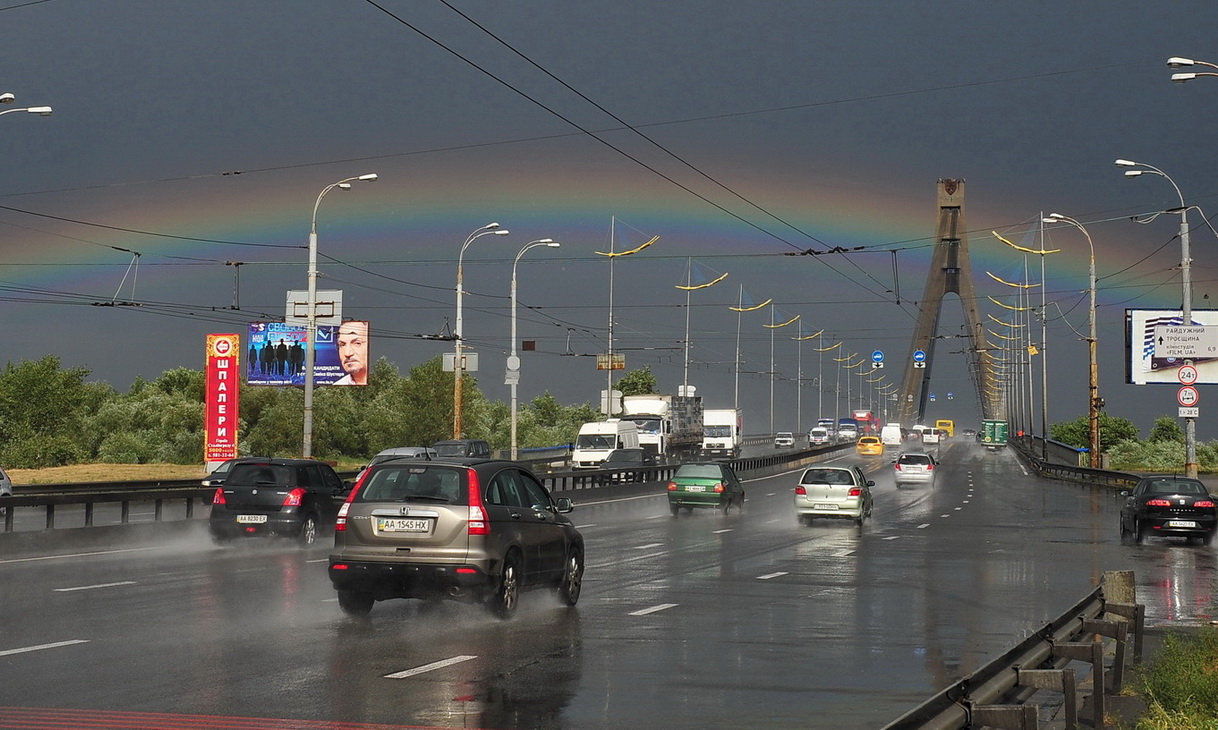 Радуга в городе