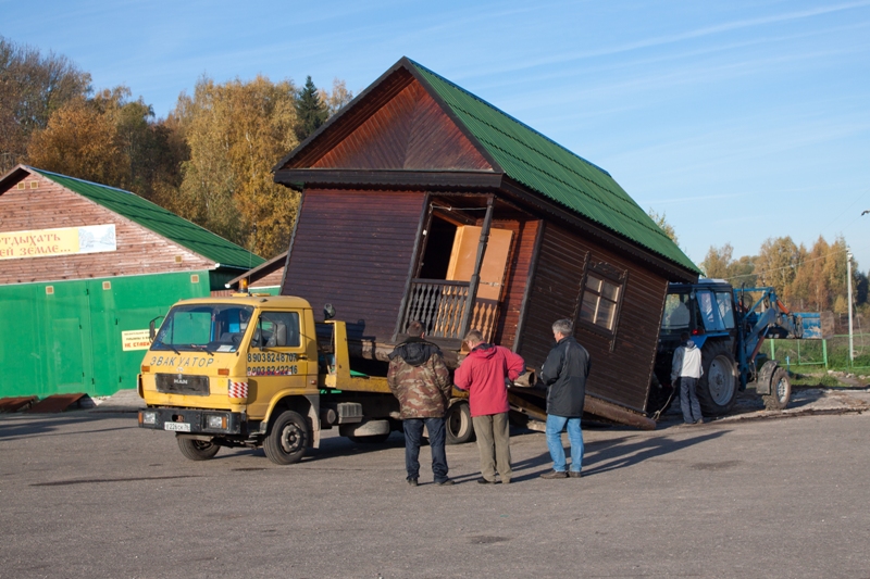 Неправильно припарковал дом=)