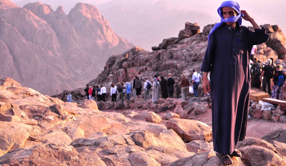 Dawn in the Sinai desert