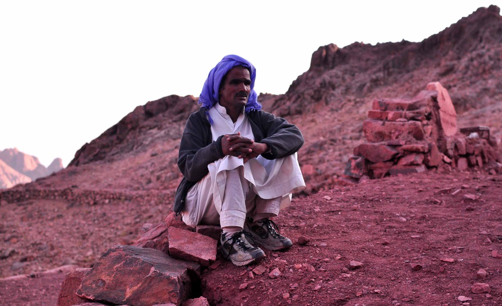 Dawn in the Sinai desert