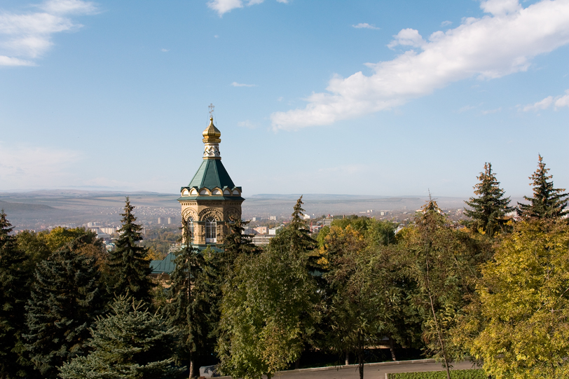 Вид на Михайловскую церковь. Пятигорск