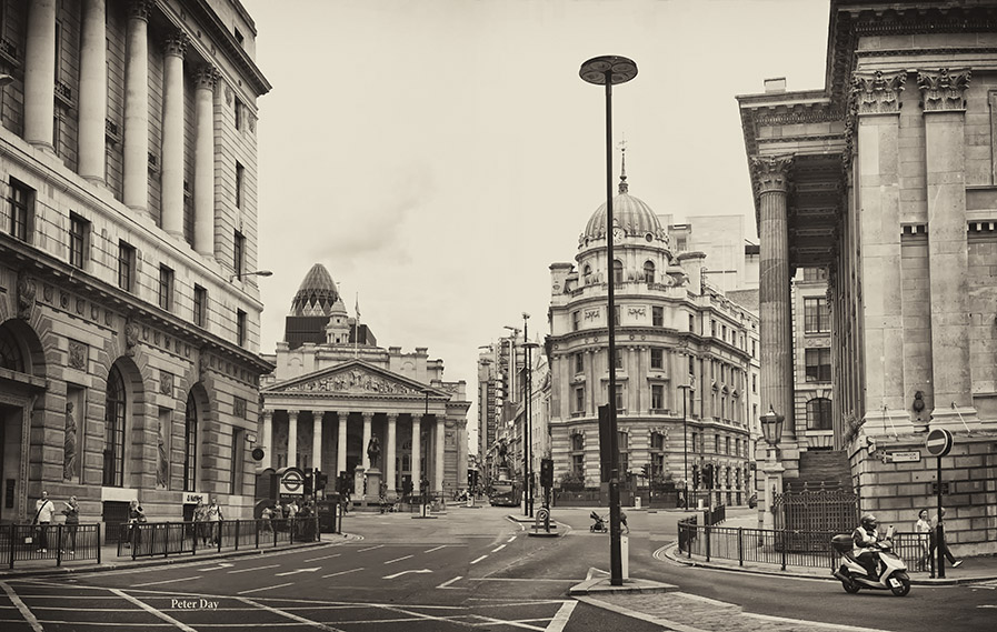 City of London, Bank station