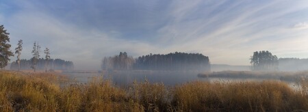 Озеро Сугомак встречает рассвет