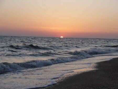 море. закат