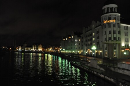 Ночной Калининград