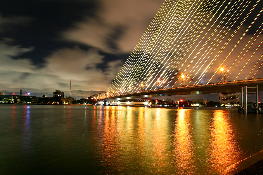 Rama VIII bridge. Bangkok.