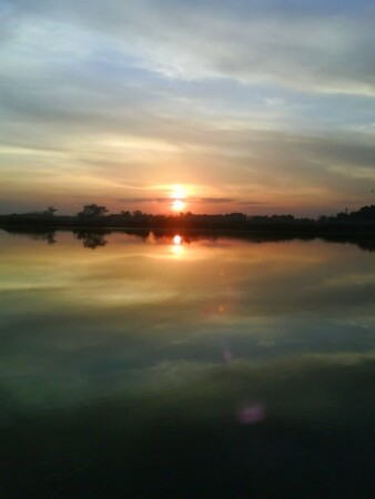 Необыкновенный закат....