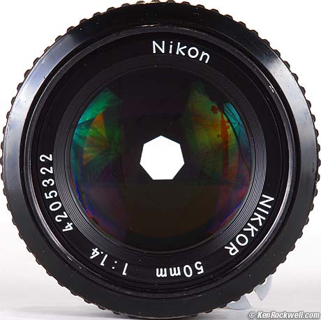 Неавтофокусный Nikon 50mm f/1.4 AI Nikkor