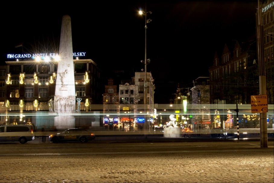 площадь Dam. Amsterdam