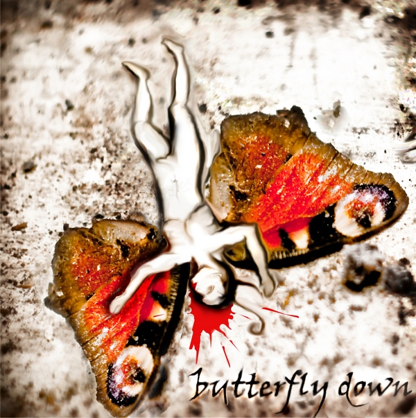 butterfly down