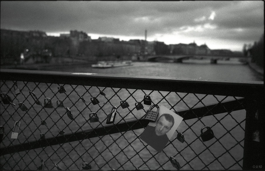 Автопортреты.Pont des Arts. 2010