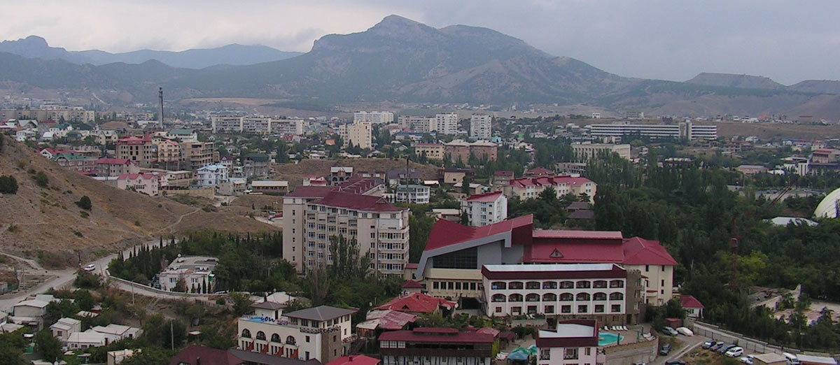 Судак в пасмурную погоду.