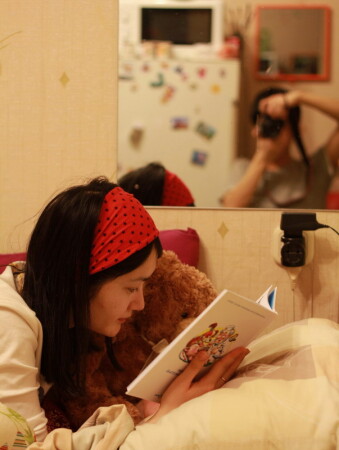 Вот так я начинаю с зеркальной