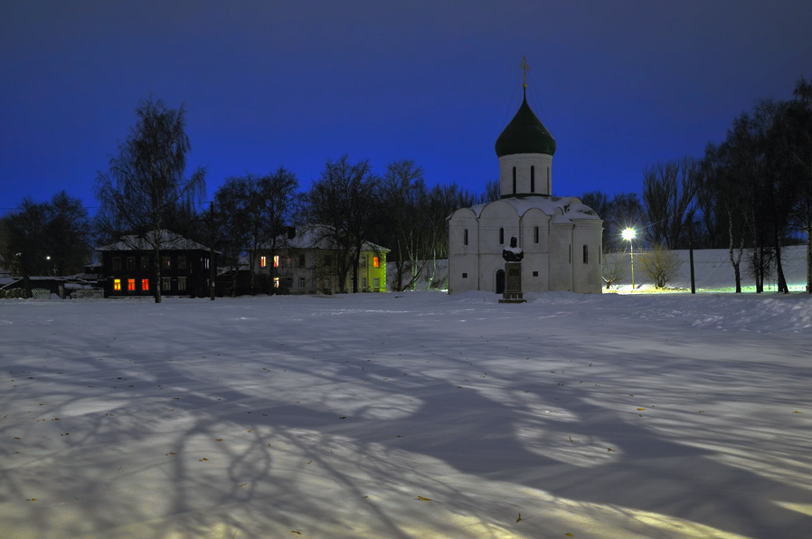 Зимняя ночь в Переславле