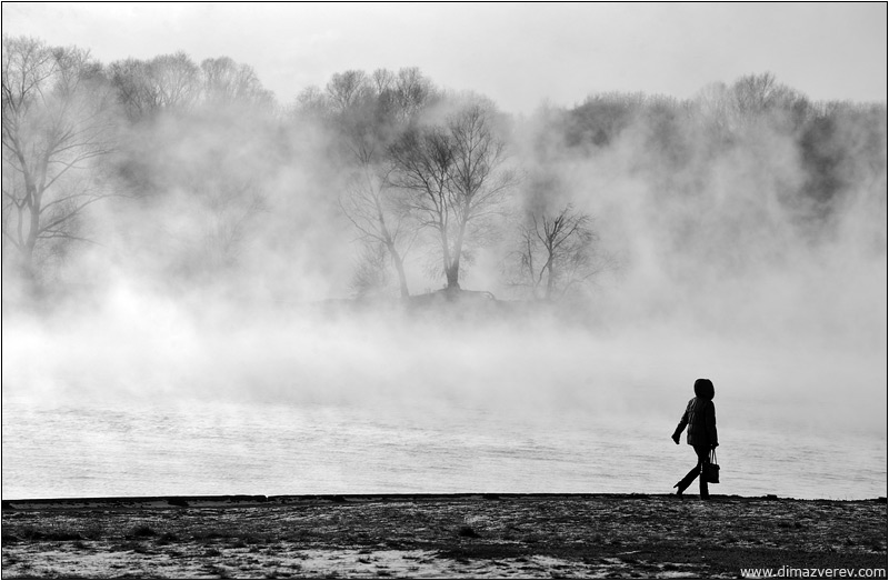 москва-река, -25°C