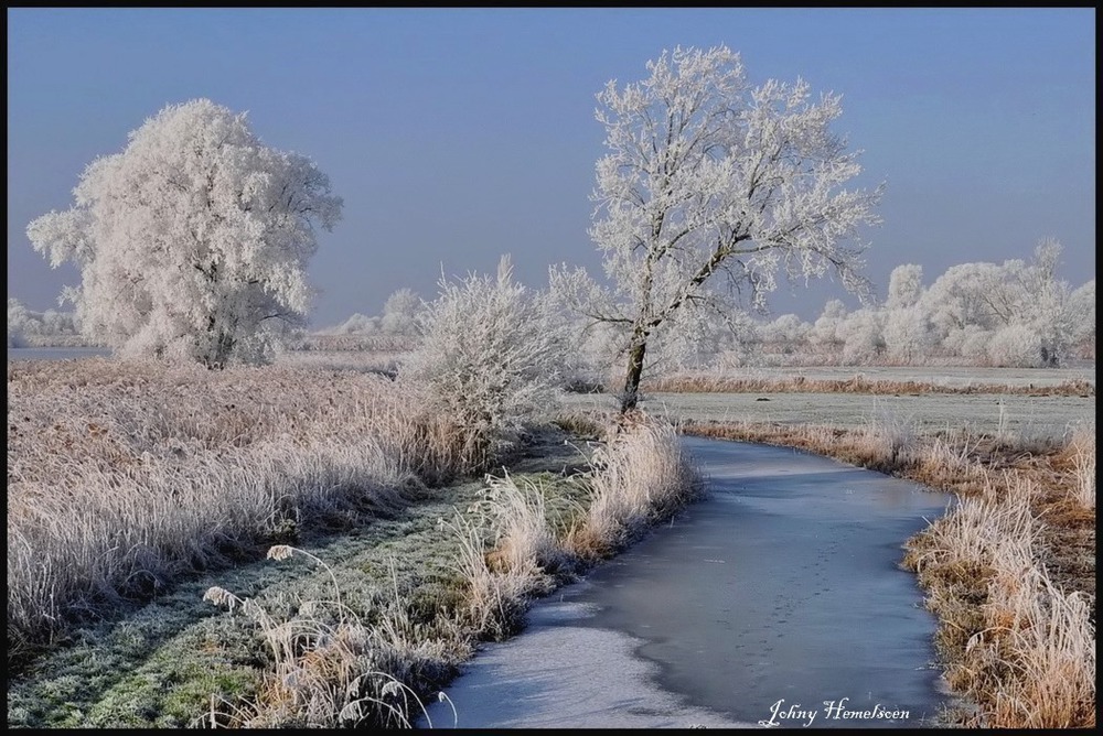 Winter in Belgium.