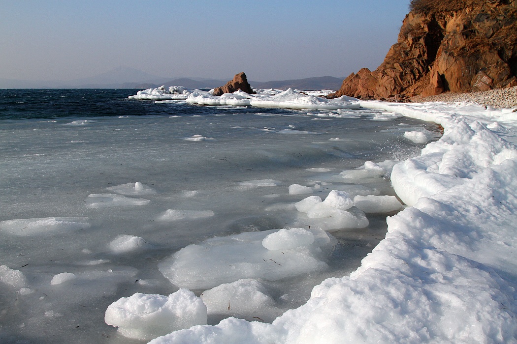 Японское море в январе