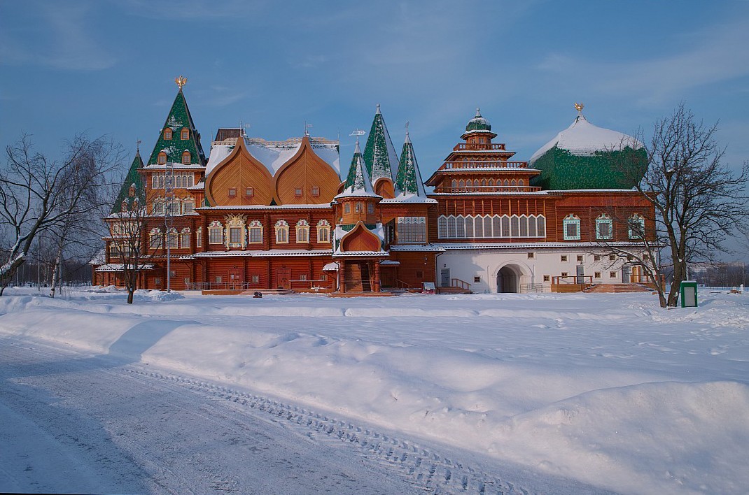 Деревяный дворец в Коломенском.