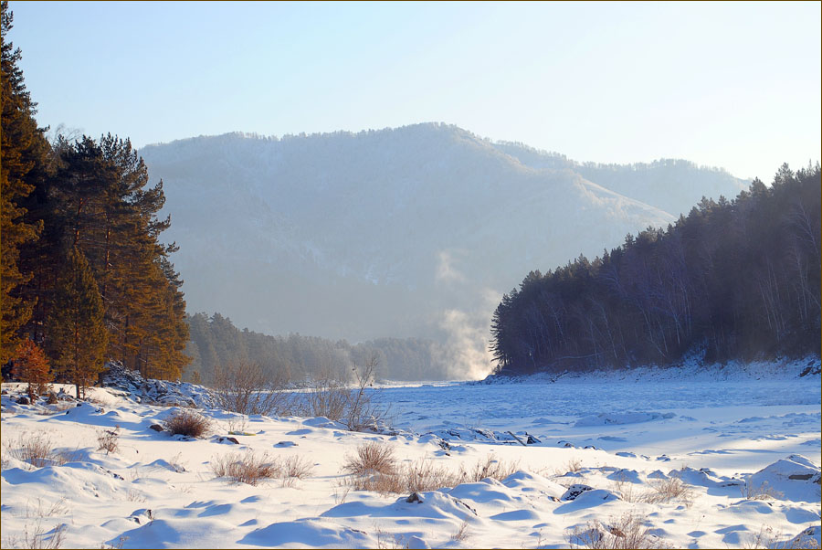 Замерзшая Катунь