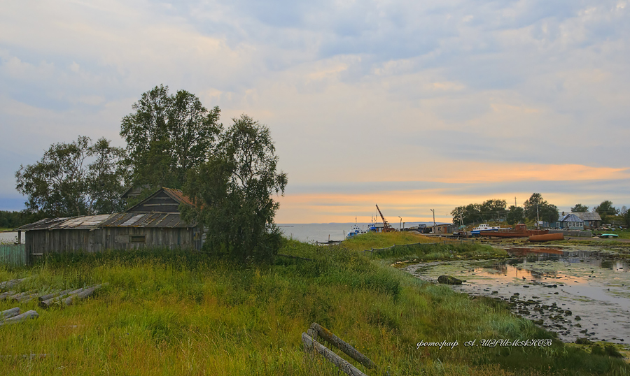 В ЗАЛИВЕ.У БЕЛОГО МОРЯ