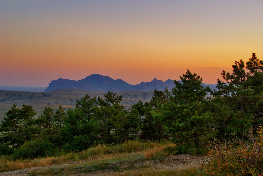 Закат в Крыму