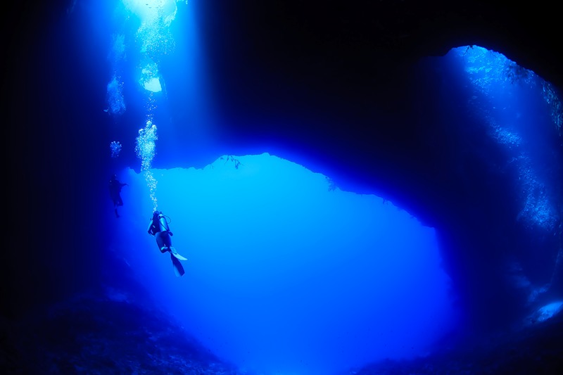 Blue holes, Palau