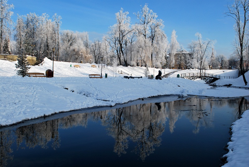 Морозное зимнее утро