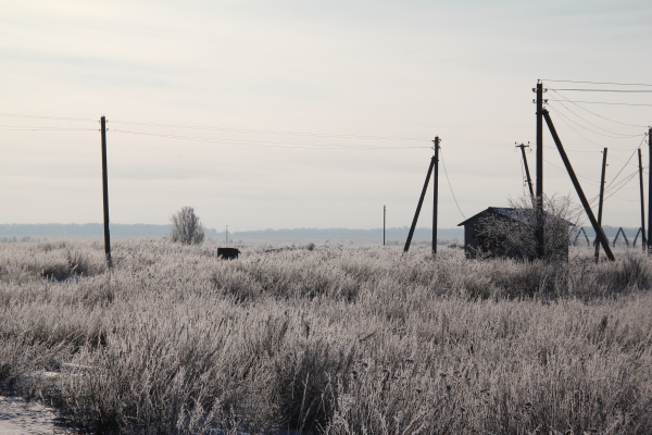 Зима в деревне