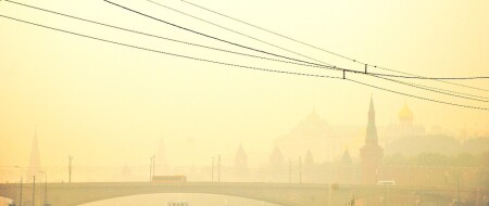 Тяжелое утро Москвы