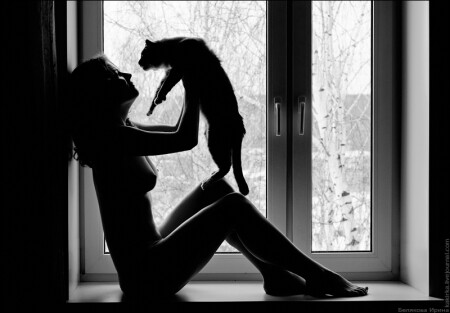 she & her cat