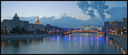 Вид с Бородинского моста