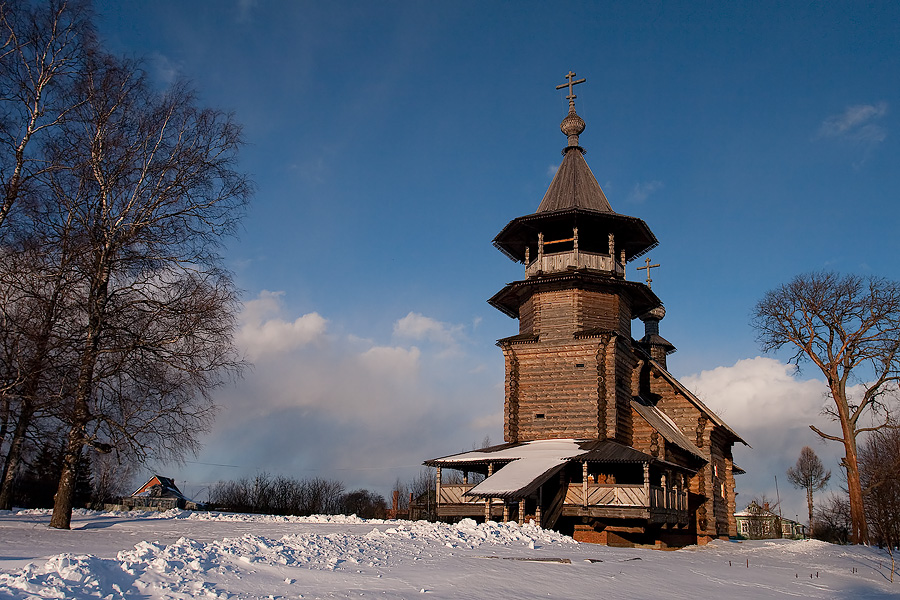 Храм в селе Благовещение