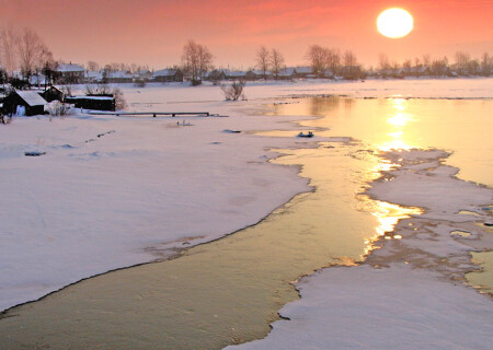 Карелия.Закат.