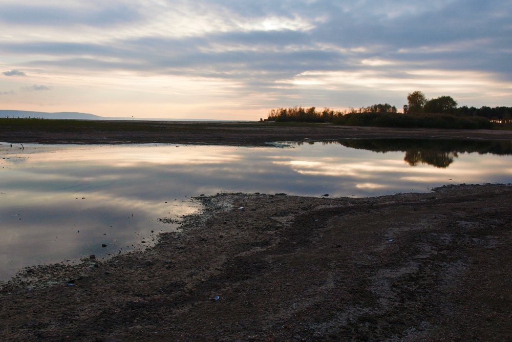 вода ушла