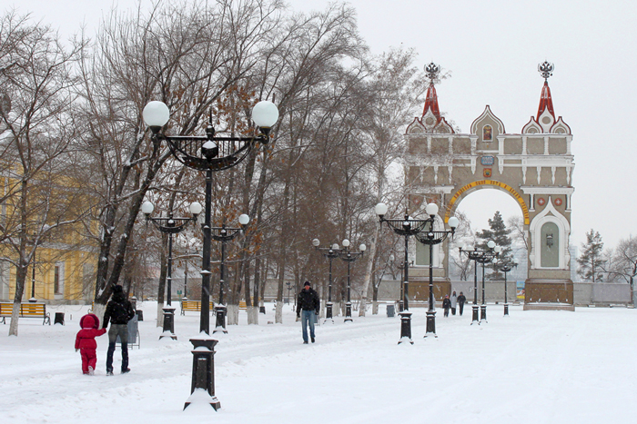 Благовещенск зимой