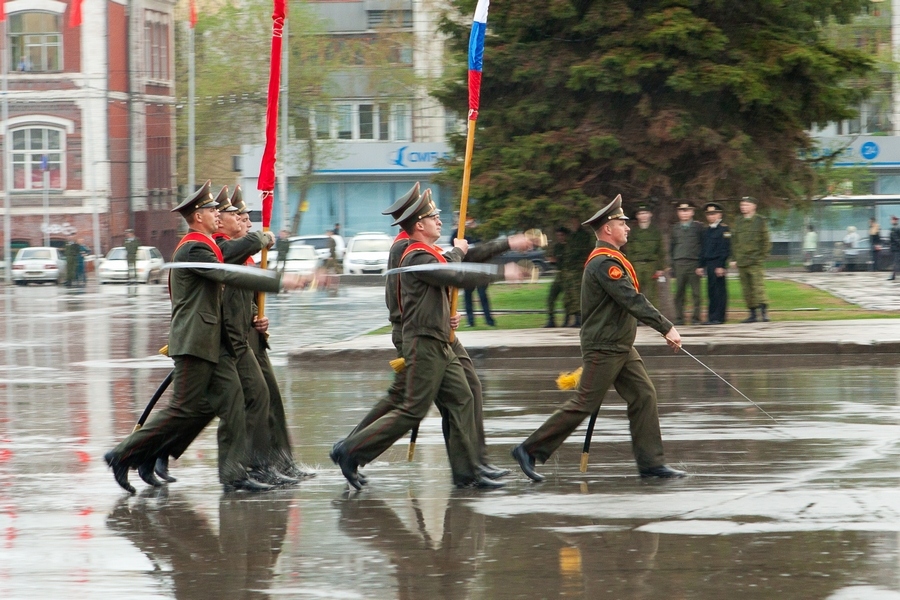 Парад состоится при любой погоде.