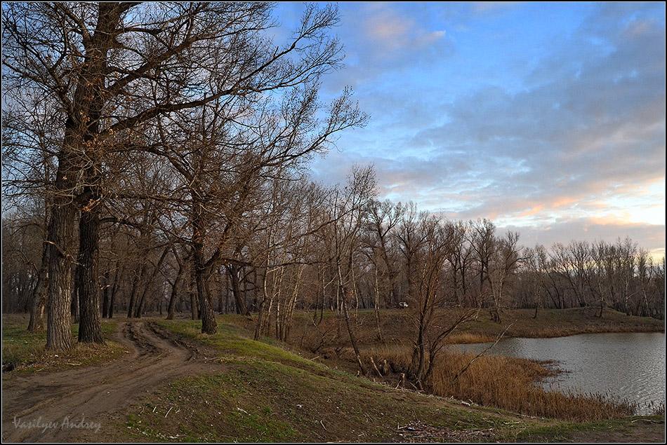 Дорога вдоль берега