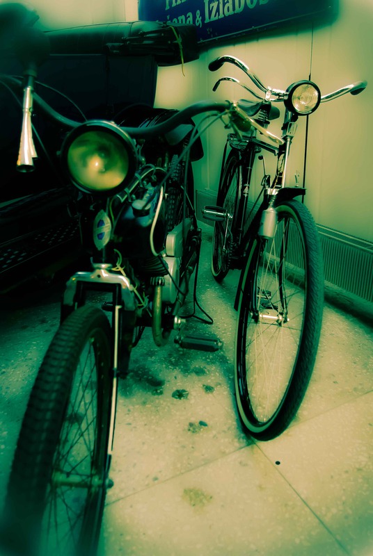 old bike &amp; bicycle