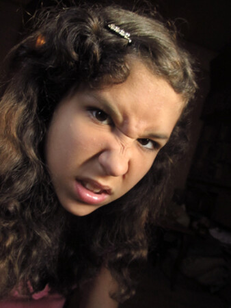 Автопортрет дочери 13 лет